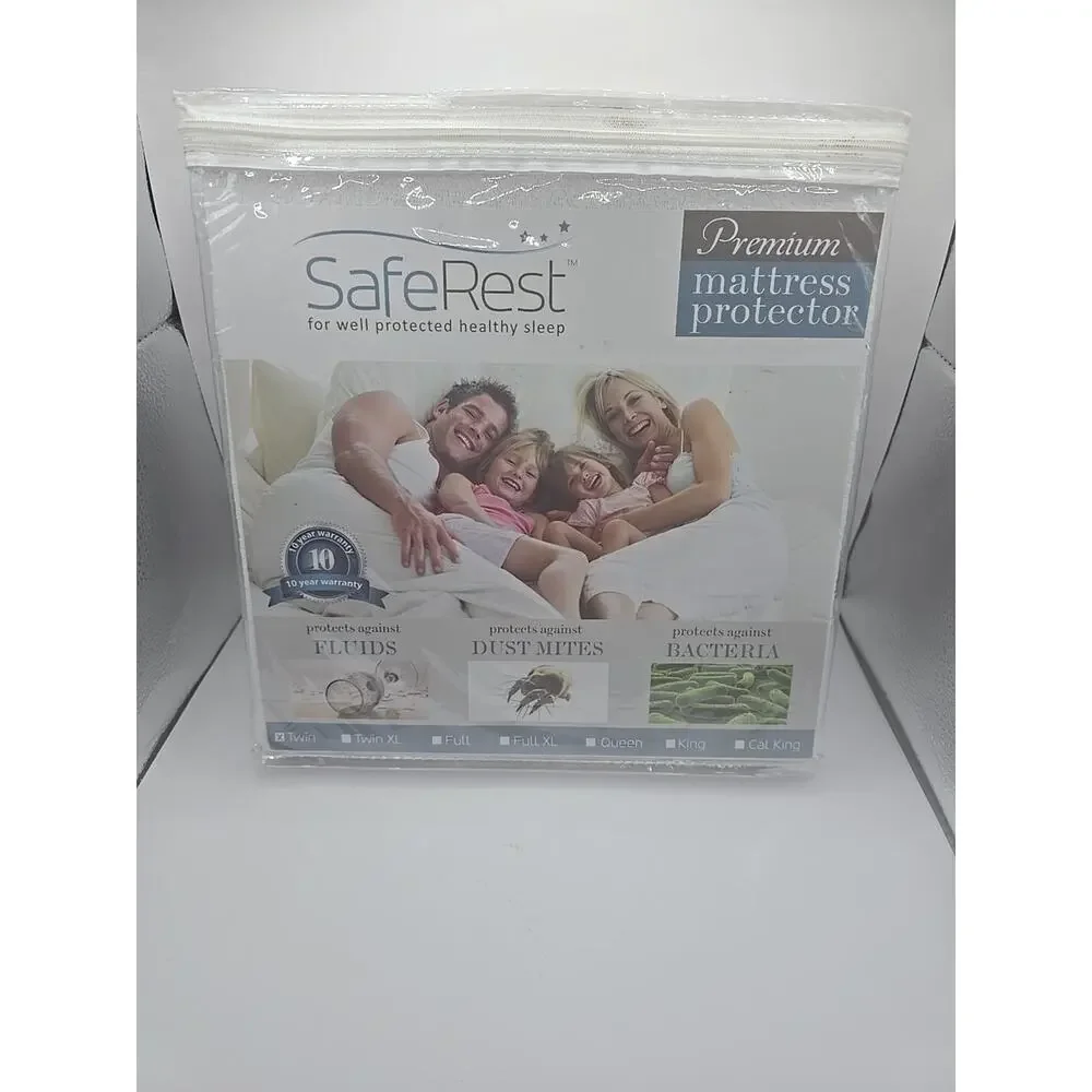 SafeRest Twin Size Premium‎ Hypoallergenic Waterproof Mattress Protector